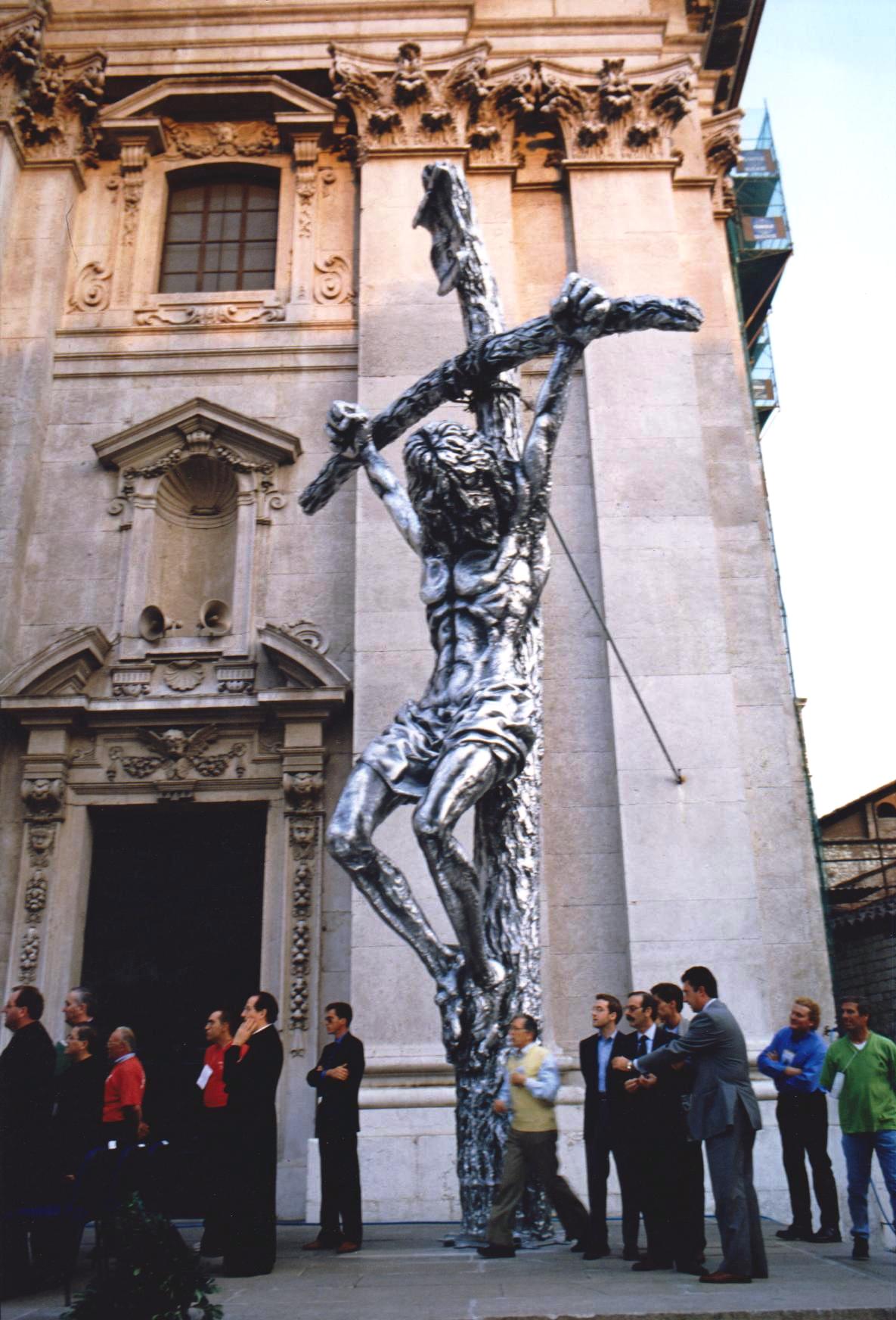  - "Il Cristo del Pastorale dei due Papi" realizzato per la visita di Papa Giovanni Paolo II a Brescia