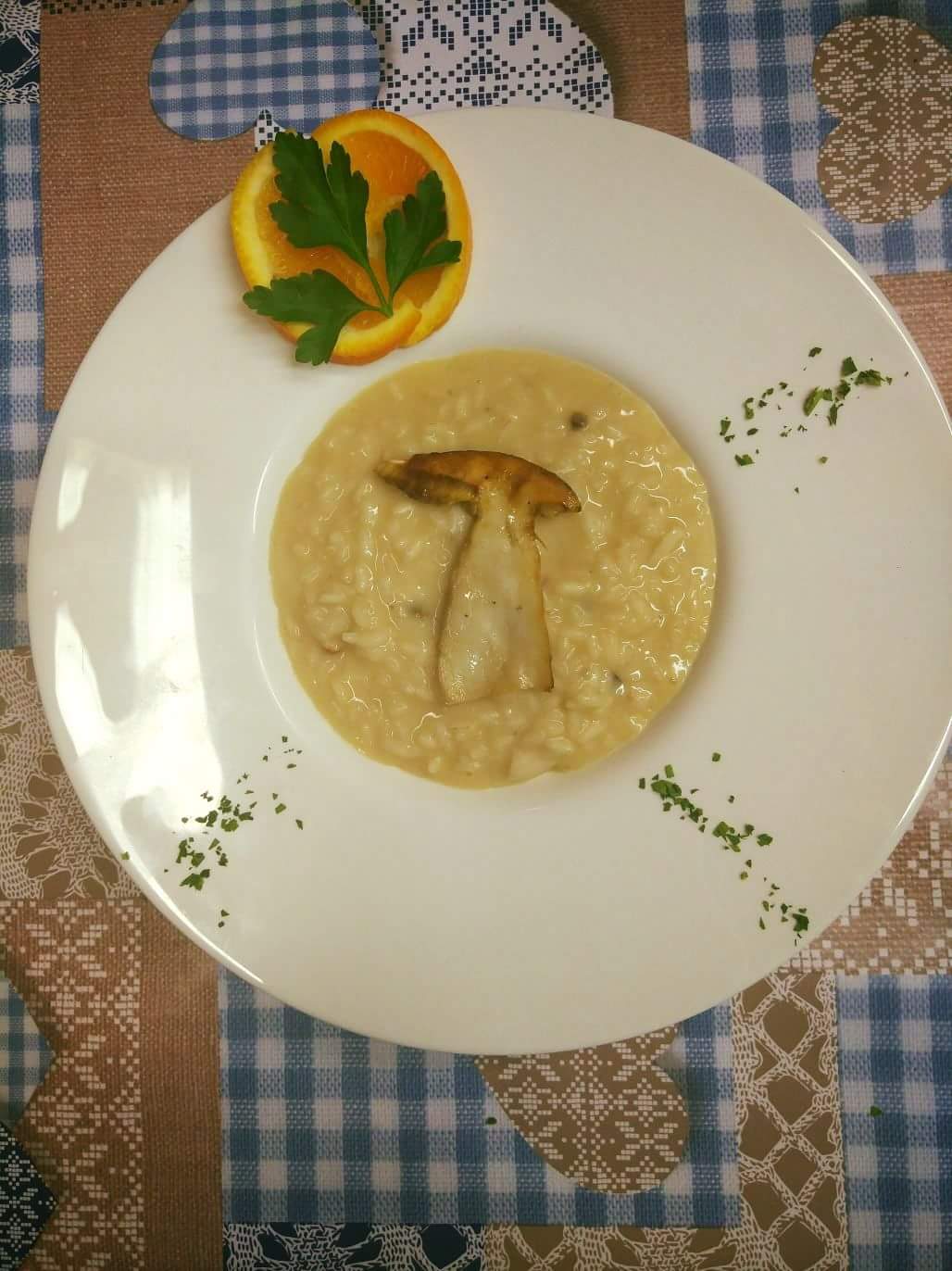 risotto ai porcini freschi dei nostri monti