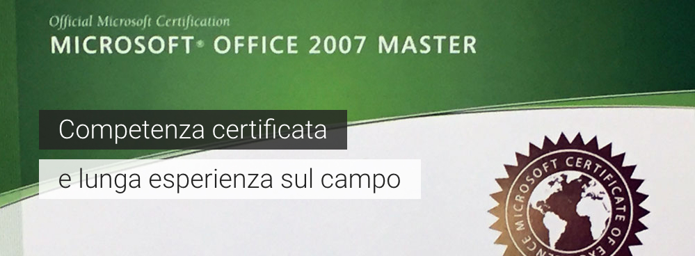 COMPETENZA CERTIFICATA