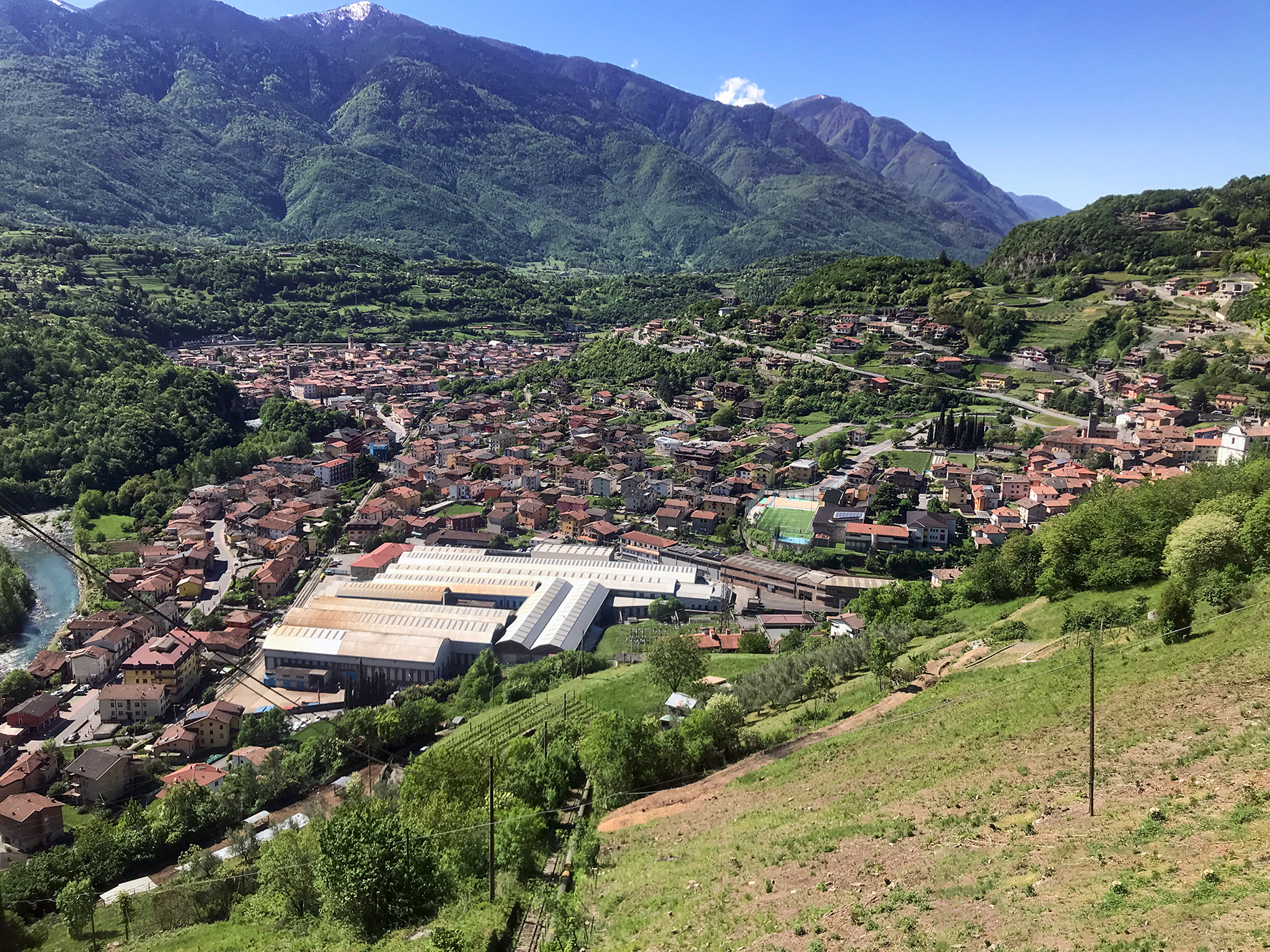 Malegno e Cividate Camuno nel pieno risveglio primaverile della natura.